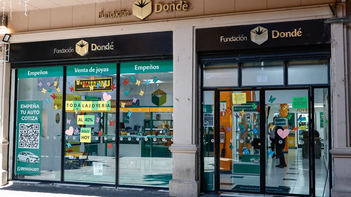 Roban celulares de la casa de empeños Fundación Dondé del Centro Histórico de Puebla