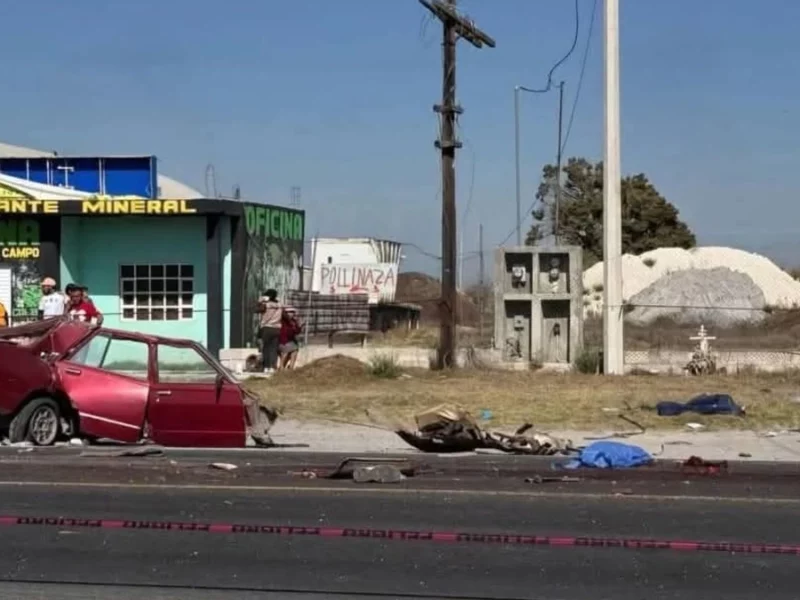 Fatal accidente deja tres muertos en la carretera El Seco-Zacatepec
