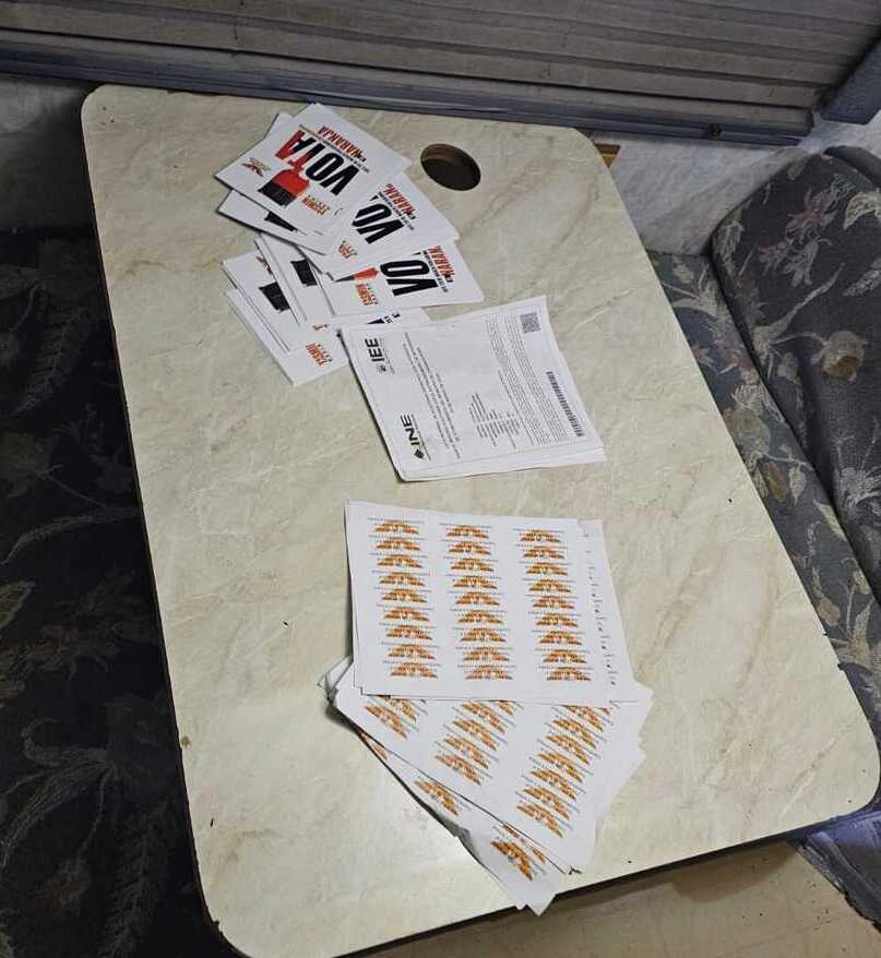A dos días de la elección extraordinaria en Chignahuapan, la FGE encontró propaganda de MC.