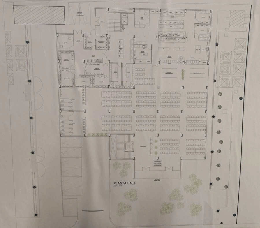 Se proyecta que el comedor universitario de la BUAP tenga capacidad para casi 600 personas. 