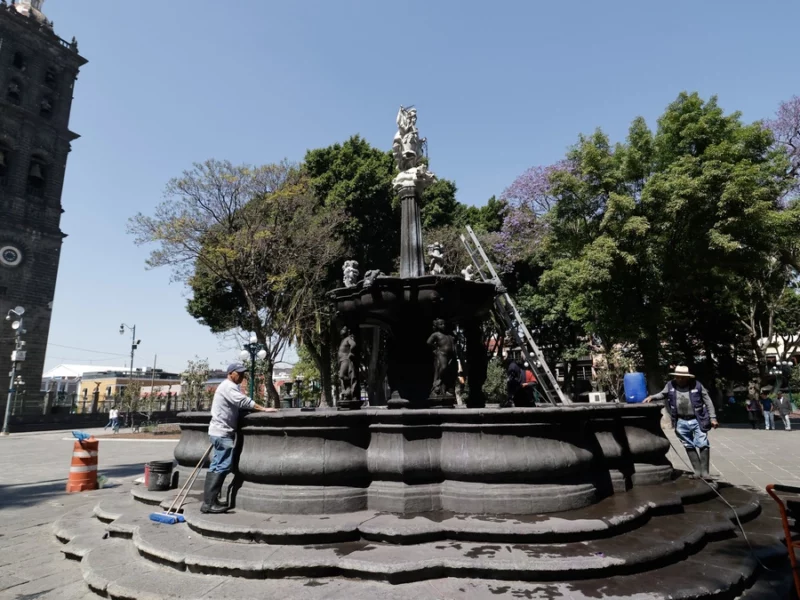 Descartan daños graves a los inmuebles del Centro Histórico por el 8M en Puebla 