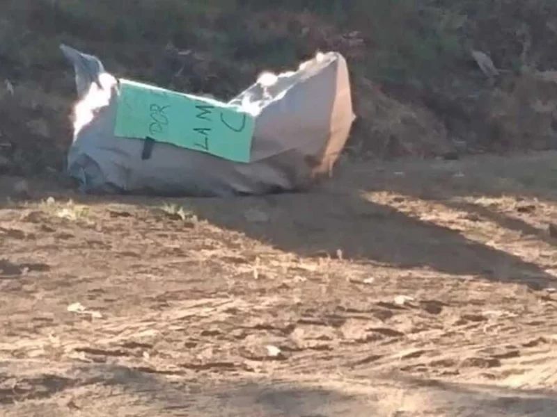 Hallan cuerpo embolsado en San Matías Tlalancaleca