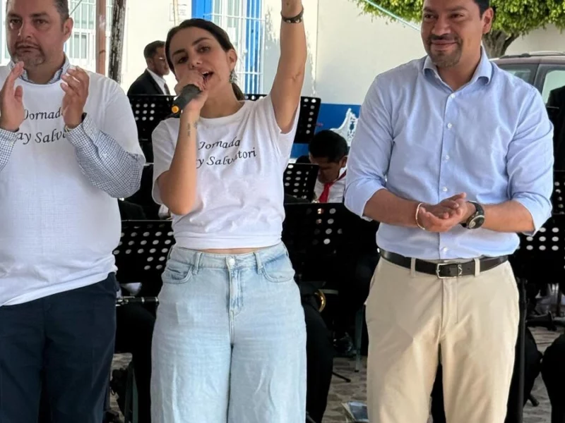 Nay Salvatori y Andrés Villegas hacen Jornada Ciudadana en Tonantzintla
