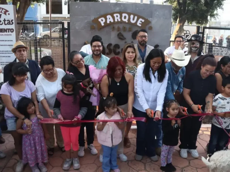 Atlixco, ejemplo de bienestar animal: Ariadna Ayala abre parque para mascotas