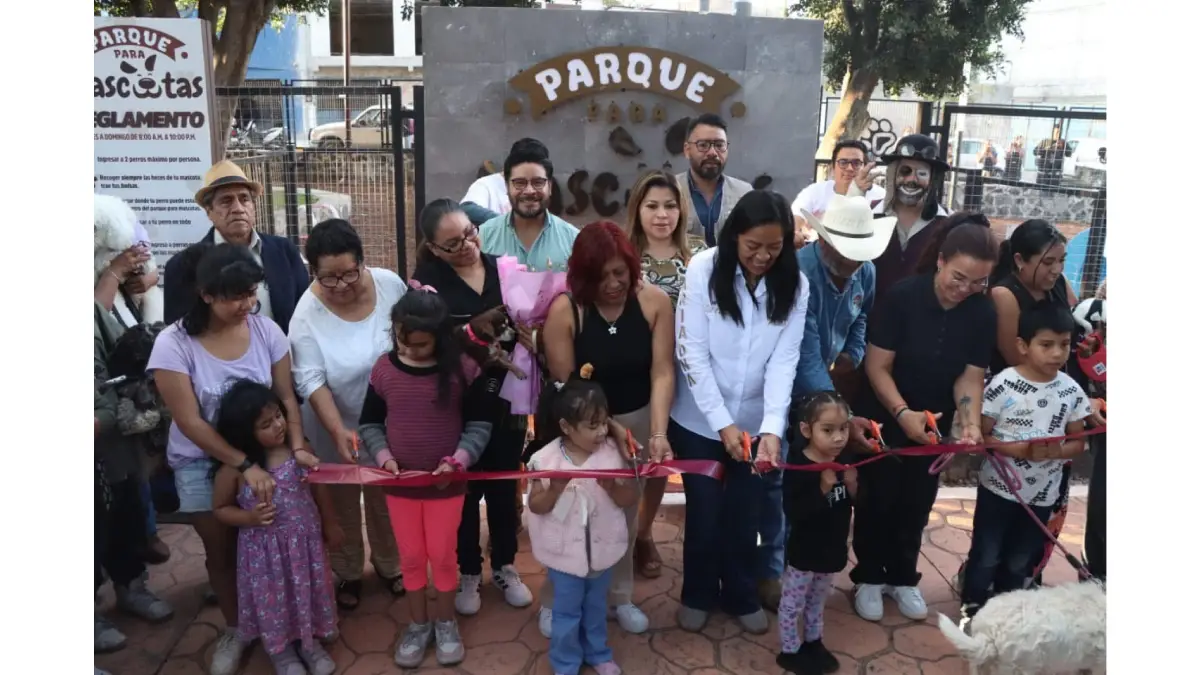 Atlixco, ejemplo de bienestar animal: Ariadna Ayala abre parque para mascotas