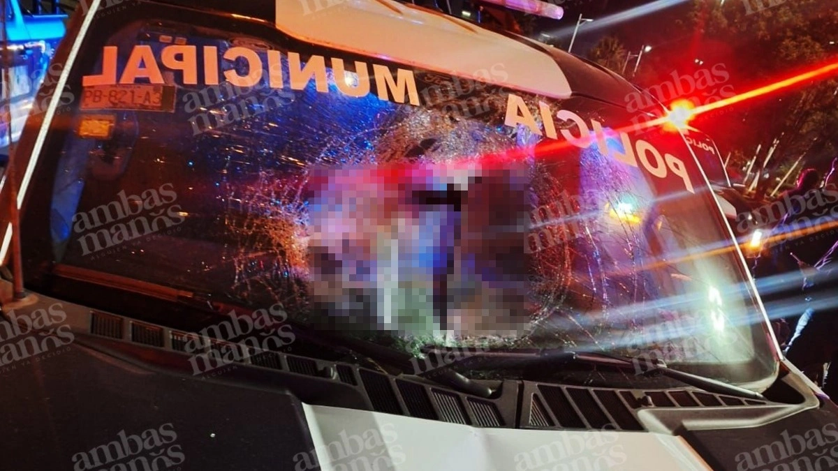 Atacan a balazos a policías de San Andrés Cholula en la Vía Atlixcáyotl
