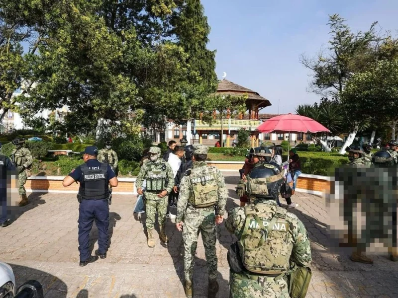Despliegan 400 elementos de seguridad en Chignahuapan para cuidar la elección extraordinaria