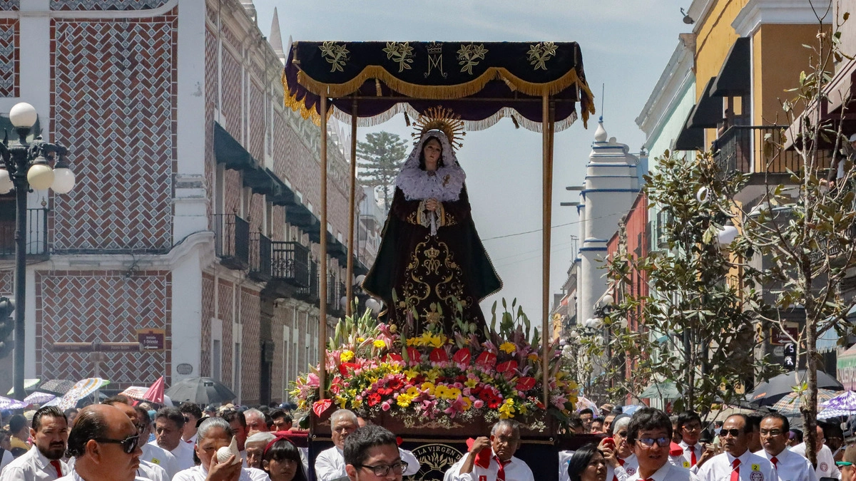 Recorrido y horario de la Procesión de Viernes Santo 2025 en Puebla