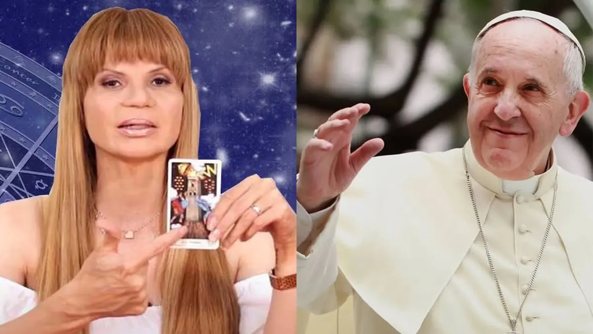 Mhoni Vidente y el papa Francisco.