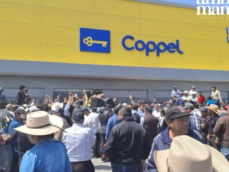 Toman Coppel en Tehuacán por la desaparición de los ahorros de una mujer 