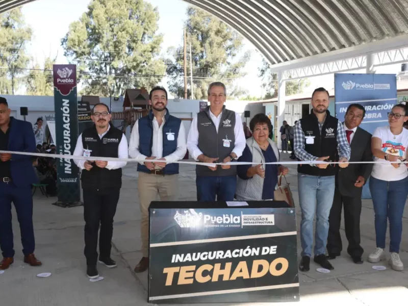 Entrega Pepe Chedraui techado escolar en el Jardín de Niños Tzitzilini