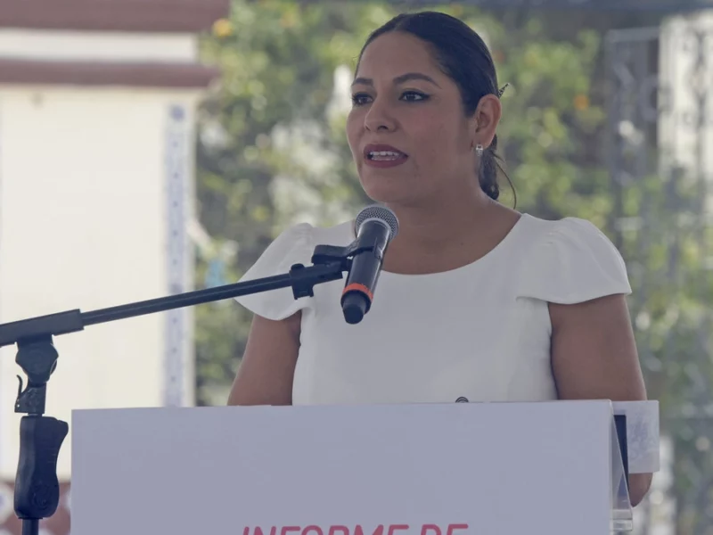 Lupita Cuautle anuncia obras para San Andrés Cholula durante su informe trimestral  