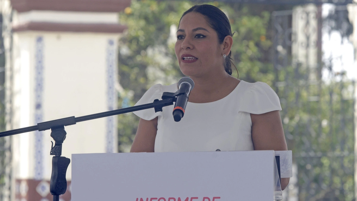 Lupita Cuautle anuncia obras para San Andrés Cholula durante su informe trimestral  