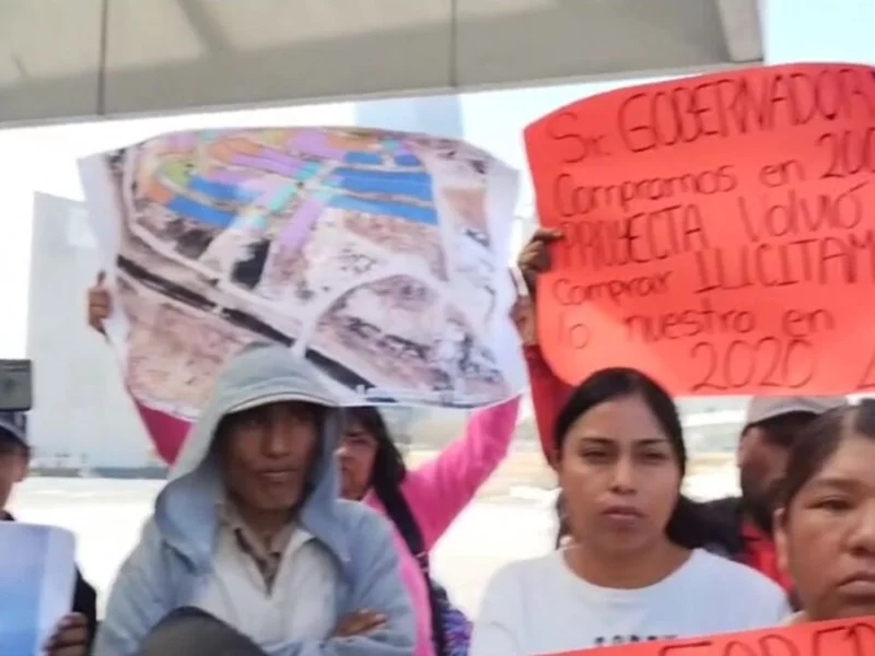 Pobladores de Ocoyucan acusan despojo de Grupo Proyecta por City Lomas