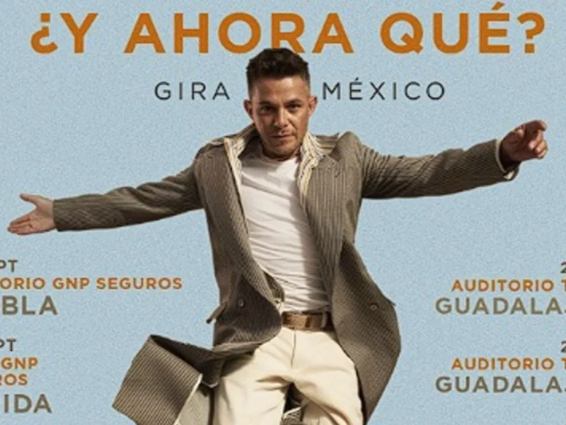 Alejandro Sanz regresa a Puebla con la gira “¿Y ahora qué?   