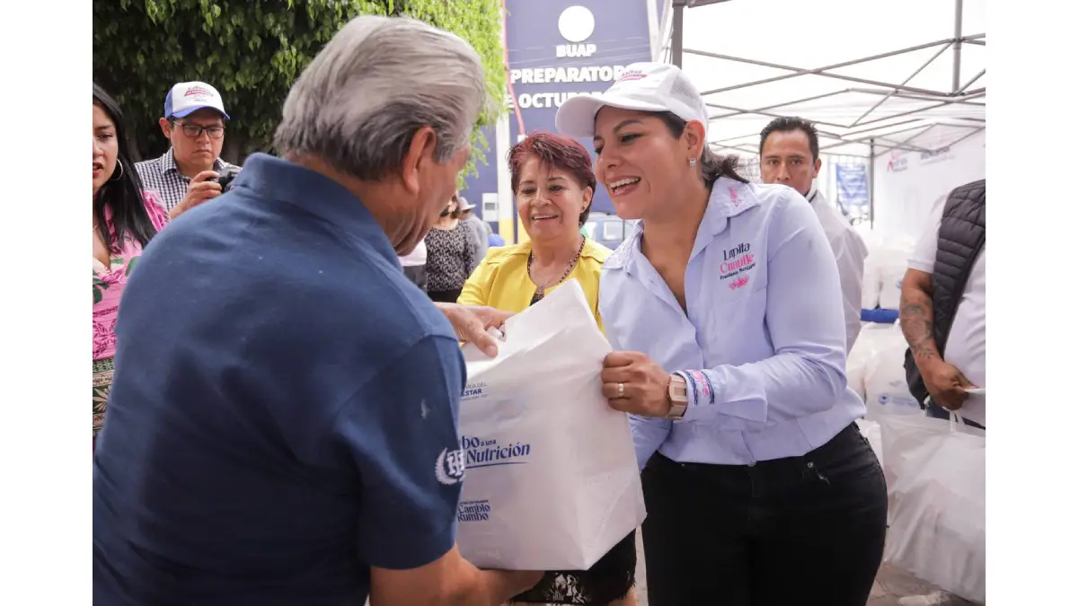 Fortalece Lupita Cuautle la alimentación de las familias sanandreseñas