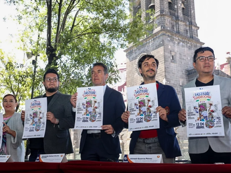 Mil 500 artistas celebrarán el aniversario de la fundación de Puebla este finde 