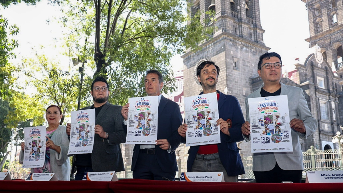 Mil 500 artistas celebrarán el aniversario de la fundación de Puebla este finde 