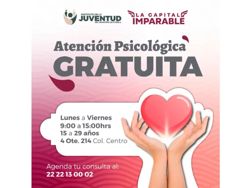 IJMP ofrece atención psicológica gratuita para jóvenes en la capital