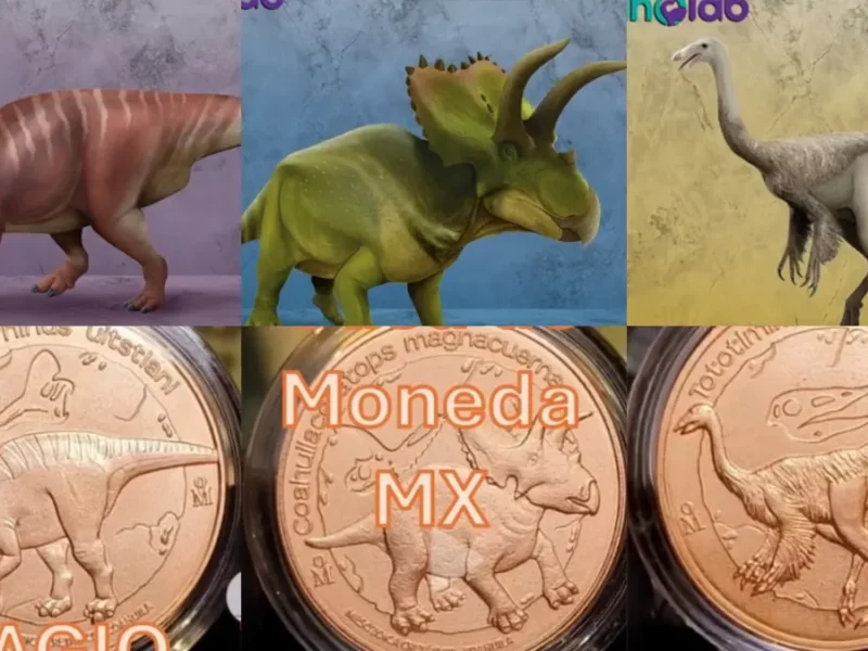 Casa de la Moneda de México plagia el trabajo de paleoartistas en medallas de dinosaurios