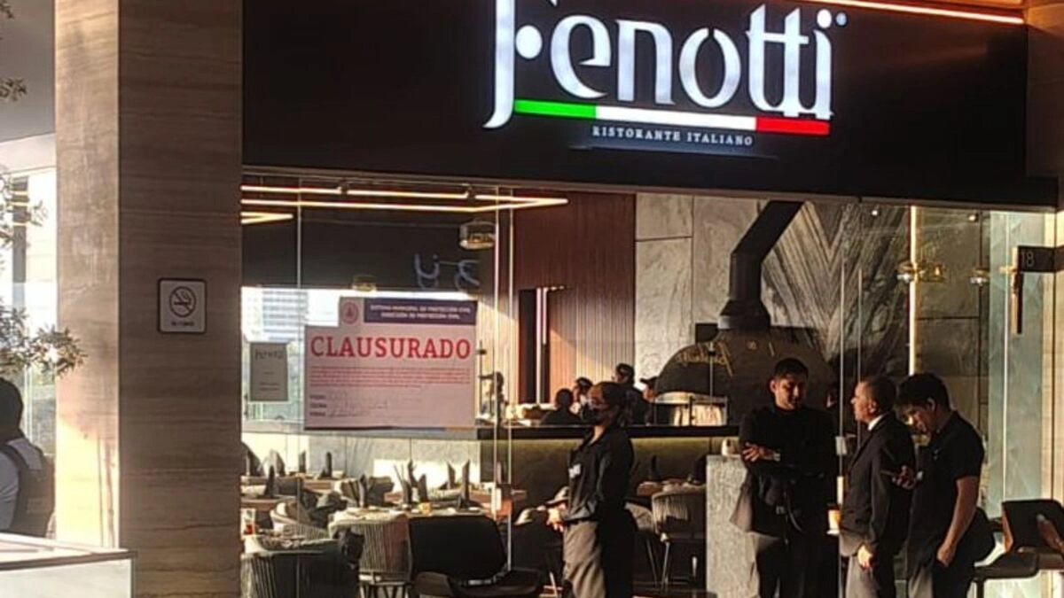 Clausura Protección Civil el restaurante Fenotti