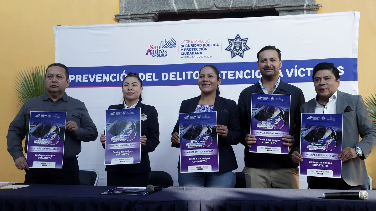Evita multas de hasta 11 mil pesos: presentan programa “Conductor Designado” en Cholula 