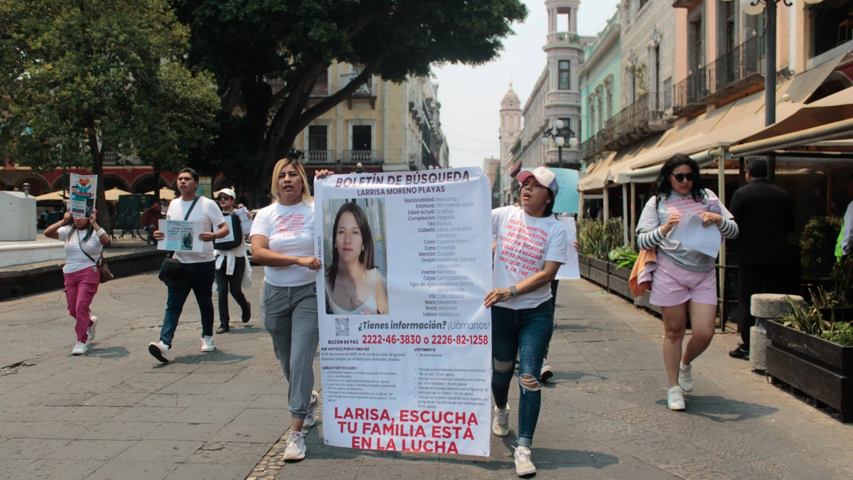 Marchan para exigir la localización de Larrisa Moreno Playas, desaparecida en la Romero Vargas