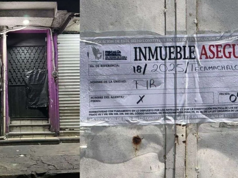 FGE clausura 5 bares de Tecamachalco; encontraron droga y dinero en efectivo