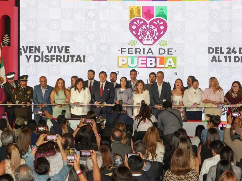 Armenta y Josefina Rodríguez inauguran la Feria de Puebla 2025 