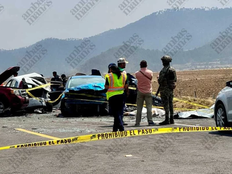 Accidente sobre la Virreyes–Teziutlán deja tres muertos y nueve heridos
