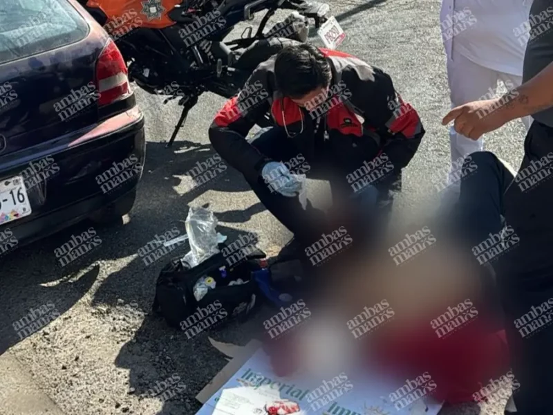 Ruta 11 atropella a abuelito en la 25 Norte y Defensores de la República  