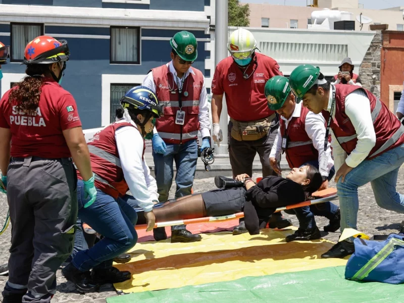 En Puebla, más de un millón de personas participaron en el Simulacro Nacional 2025