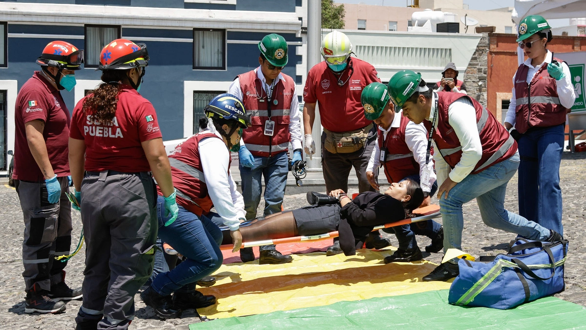 En Puebla, más de un millón de personas participaron en el Simulacro Nacional 2025