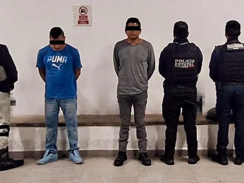 Detienen a dos por robar 70 celulares del Coppel de la 11 Norte  