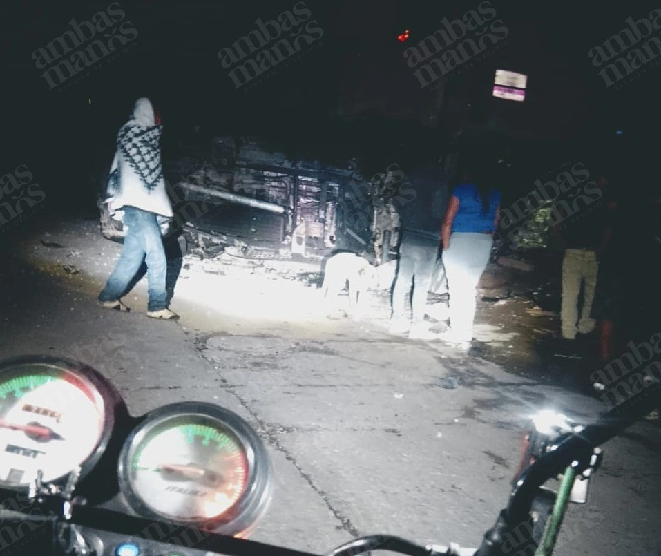 Filomeno Escalona murió tras impactarse en su camioneta contra un poste.