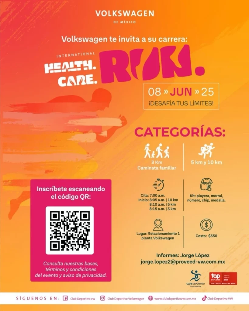 La Carrera Health Care Run 2025 se realizará el 8 de junio.