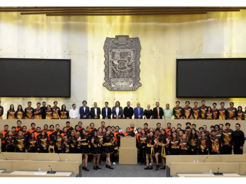 Reconocen en Congreso del Estado esfuerzo y dedicación de Marching Bands