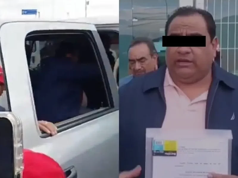 Ministeriales trasladan a edil prófugo de San Nicolás Buenos Aires a Puebla