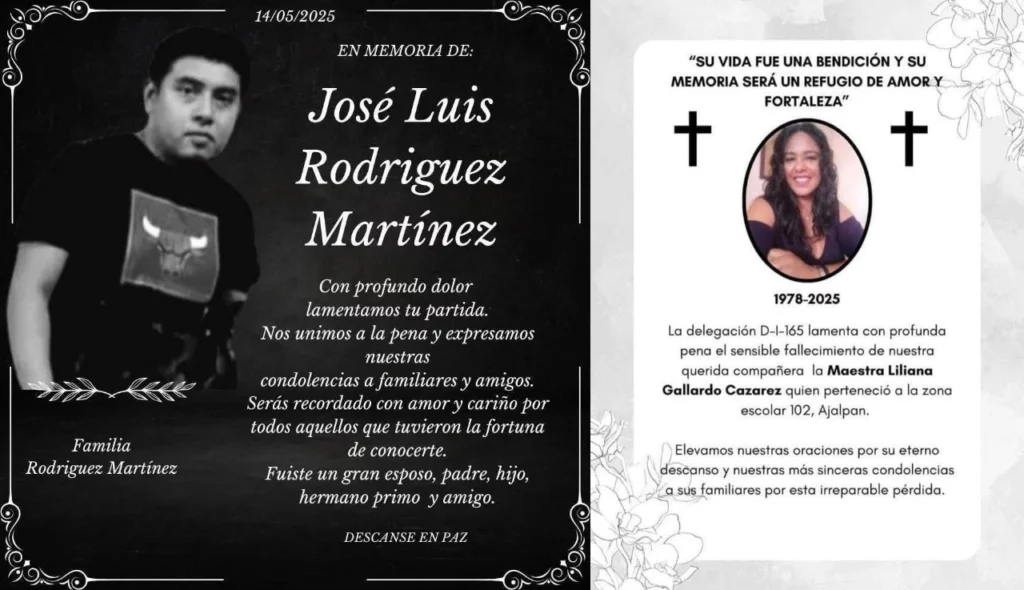El accidente ocurrió a solo un día del 15 de mayo, fecha en que se conmemora el Día del Maestro en México.