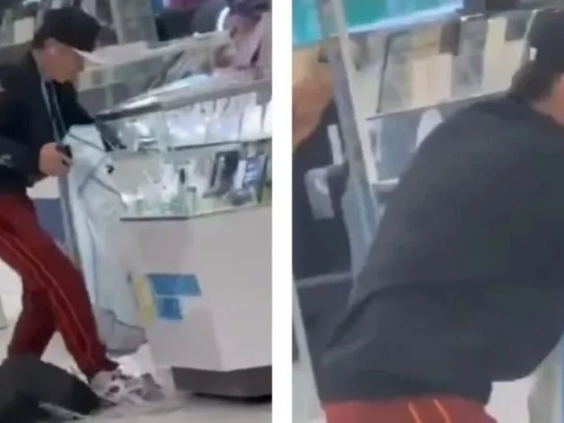 VIDEO: Así operan los roba celulares de las tiendas Coppel de Puebla