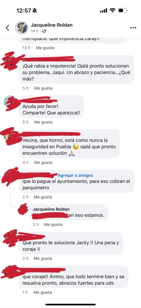 Ya se denunció en la FGE el robo de una camioneta en los parquímetros de Puebla.