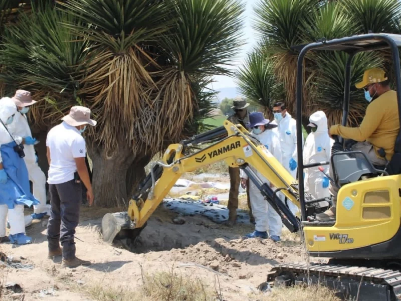 Un cráneo y una mano, los primeros restos hallados en fosa de Palmar de Bravo  