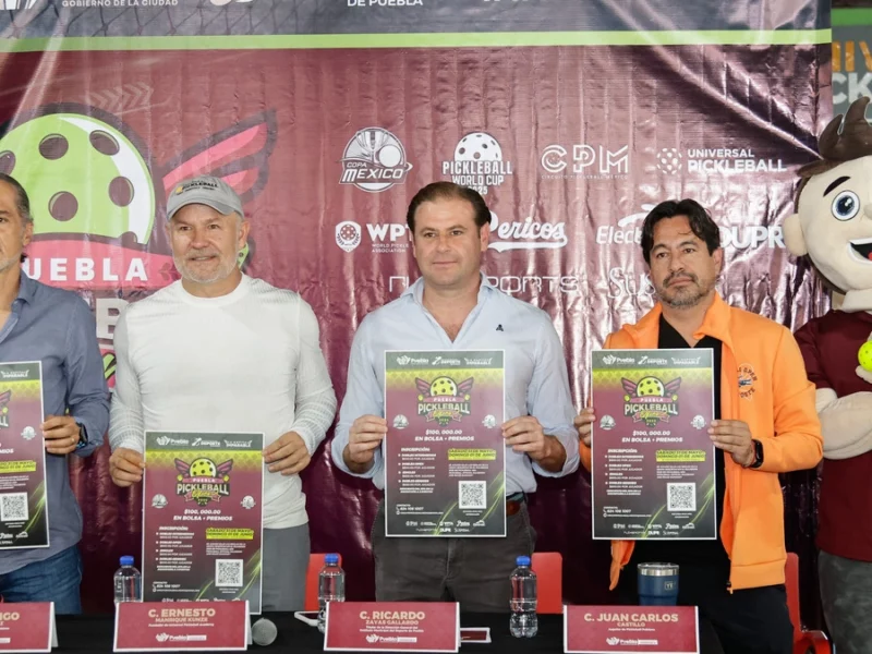 Anuncian torneo de pickleball en Puebla  