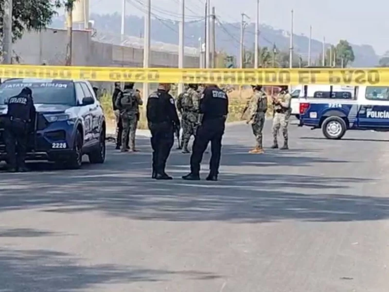 Matan a dos policías estatales en San Salvador Chachapa, Amozoc  