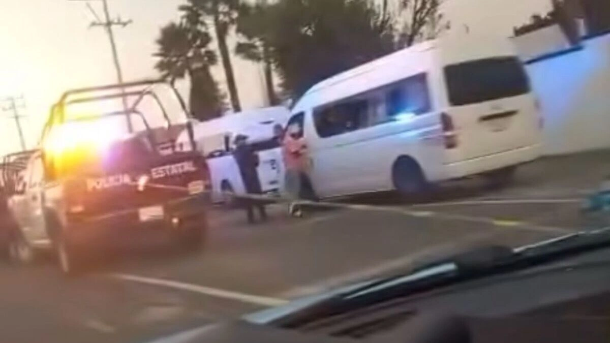 Matan a chofer de combi en Atlixco después de un conflicto vial  