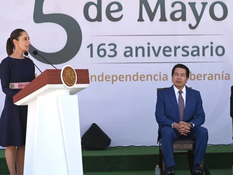 Claudia Sheinbaum recuerda importancia de la soberanía nacional este 5 de Mayo en Puebla  