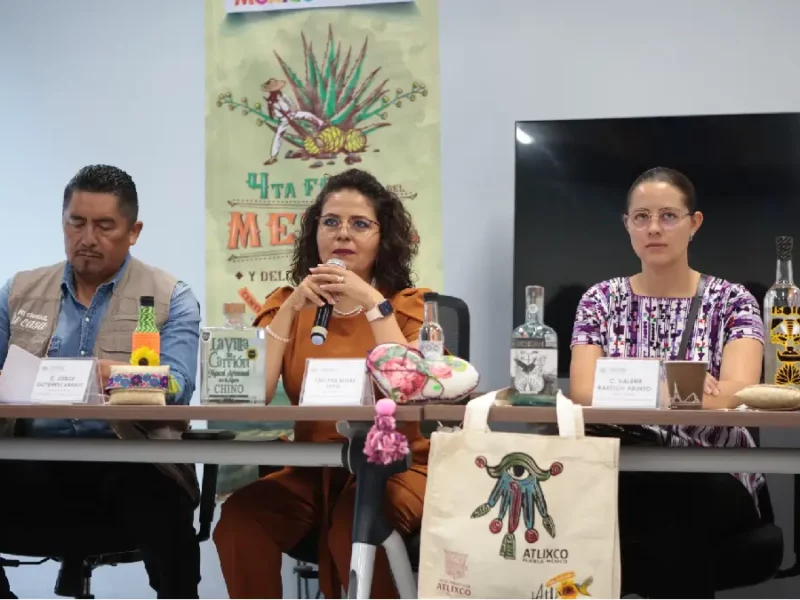 Promocionan en Congreso del Estado 4ª Feria del Mezcal y el Pulque, en Atlixco