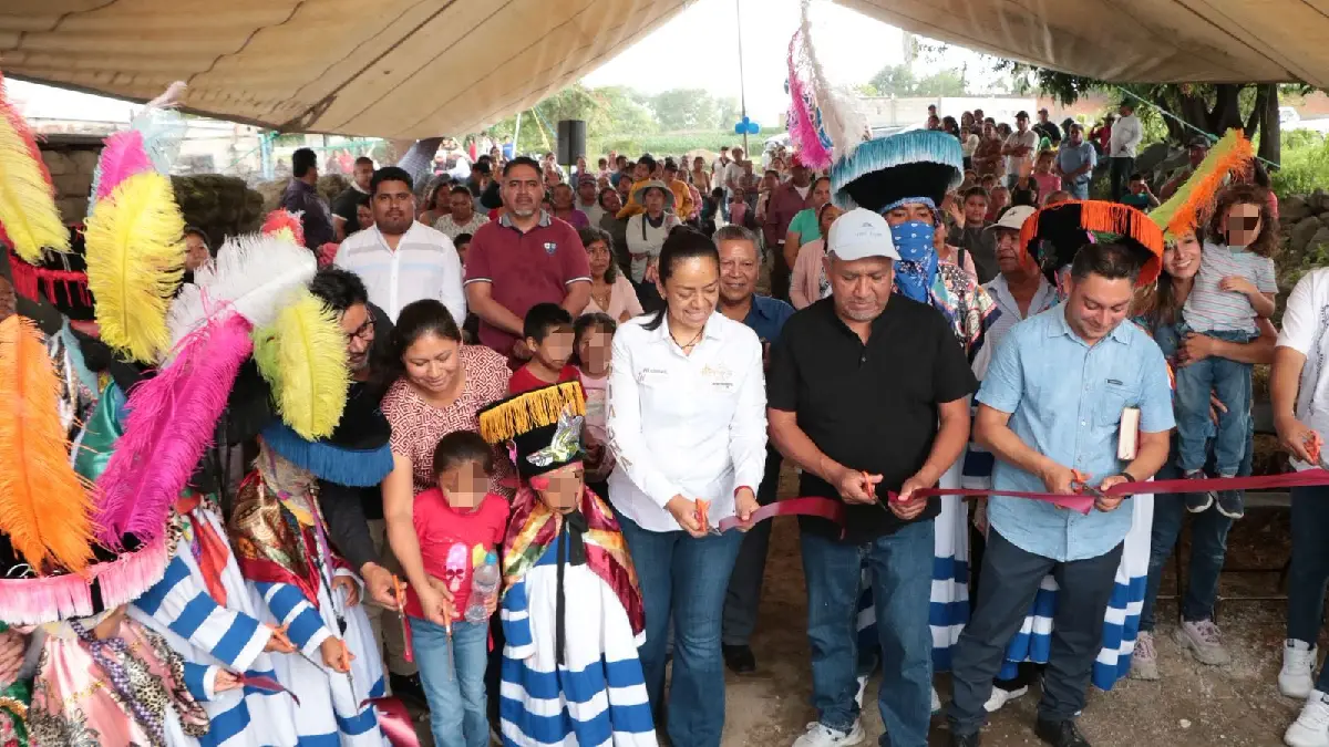 Ariadna Ayala entrega tanque elevado y reafirma su compromiso con el bienestar de Atlixco