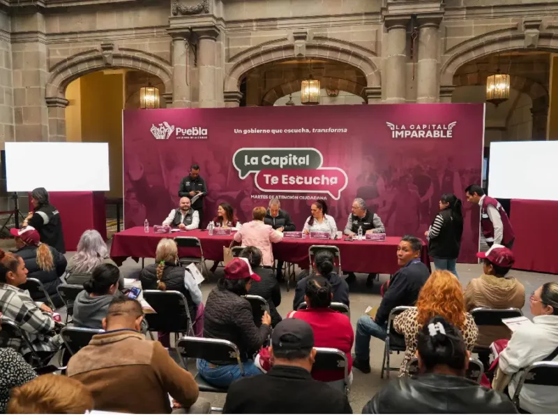 Continúa La Capital te Escucha: en el Palacio Municipal, Pepe Chedraui recibió a poblanas y poblanos