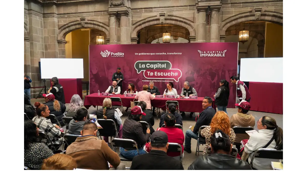 Continúa La Capital te Escucha: en el Palacio Municipal, Pepe Chedraui recibió a poblanas y poblanos